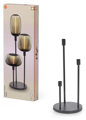 Produktbild von Stehlampe 78 cm E27 3-flammig Modern Stehleuchte