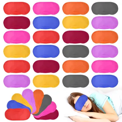 Produktbild von 40 farbige Schlafmasken für Erwachsene und Kinder