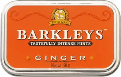 Produktbild von Barkleys Ginger Ingwer Pastillen 6 Dosen
