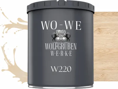 Produktbild von Dickschichtlasur 2in1 Holzlasur Holzschutzlasur außen und innen W220 Farblos - 750ml