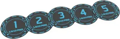Produktbild von Hindernisse AGILITY DOTS LivePro 5 Stück schwarz