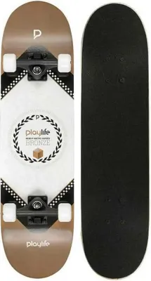 Produktbild von Playlife Hardcore Bronze 8.0´´ Skateboard Beige 31 Inches Beige 31 Inches