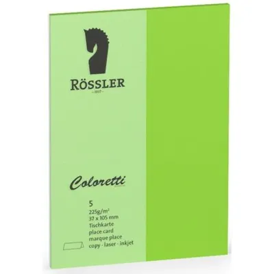 Produktbild von Tischkarte hellgrün 148x105mm 5 Stück