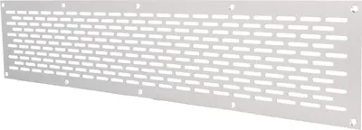 Produktbild von Aluminium Lochblech 500x100mm F1 Lüftungsgitter Lochung 20x3mm silber eloxiert