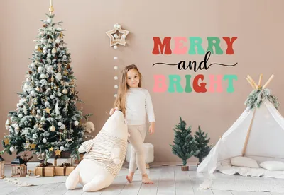 Weihnachtskranz mit Lichtern und Ornamenten – Decords Wandtattoo, Produktansicht 1