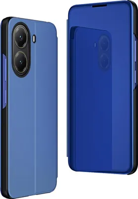 Produktbild von Hülle für Xiaomi Poco X7 Pro - Phonesta Smart View Mirror Book Klapphülle - Blau