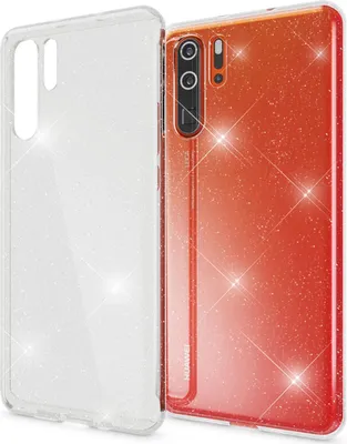 Immagine prodotto di NALIA custodia glitter compatibile con Huawei P30 Pro, cover in silicone glitterato
