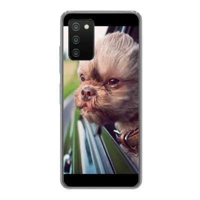Produktbild von MuchoWow® Handyhülle Schutzhülle Hülle für Samsung Galaxy A03s Hund - Auto - Tier Silikon Softcase Handy Hülle - Schutz