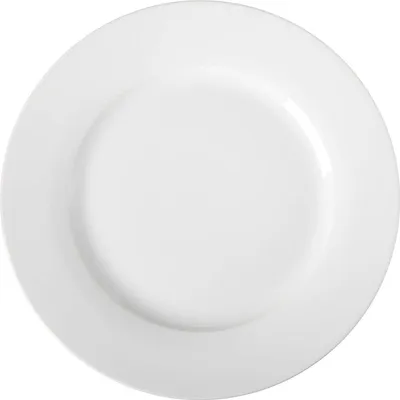 Productafbeelding van Dinerborden set van 6 - Porselein - Wit - 26,7 cm - Magnetron- en ovenbestendig - Vaatwasserbestendig