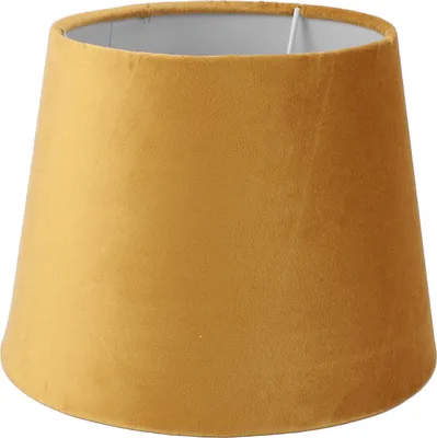 Image de Abat-jour en tissu E27 E14 Velours Conique Abat-jour décoratif pour lampe de table, lampe de chevet et lampe de sol Or