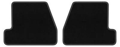 Productafbeelding van Velours achtermatten voor Ford Focus MK3 FL 2017-2020 (sedan/stationwagen/hatchback) – 2-delig, zwart, op maat – Wielganizator LUX