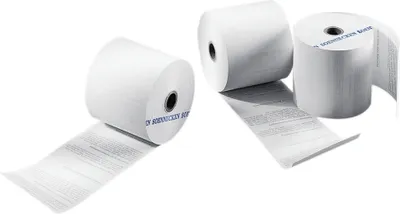 Zdjęcie produktu dla Soennecken Thermokassenrolle 4018 57mmx18m EC weiß 5 St./Pack.