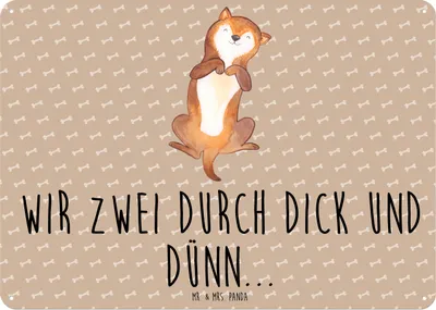 Produktbild von Mr. & Mrs. Panda Schild Hund Streicheln DIN A6 - Hundeglück - Geschenk, Hundewelpe, Hunde, Wandbild, Blechtafel, tafel, Niedlich, Blechschild, Sprüche, Süß, Türschild