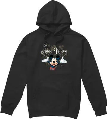 Produktbild von Disney - "Italian" Kapuzenpullover für Herren - Neujahr TV4672 (XXL) (Schwarz)