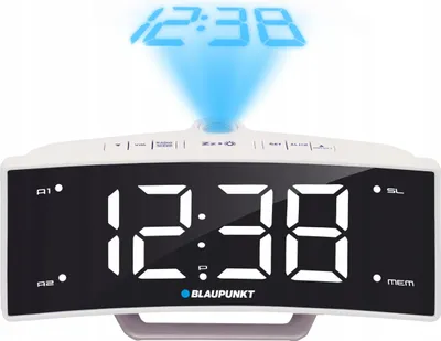 Produktbild von Blaupunkt CRP7WH radio Clock Black, White