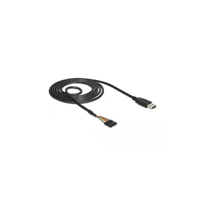 Obrázek produktu pro DeLOCK 1.8m USB2.0-A/TTL 6-p, 1,8 m, USB A, Černá