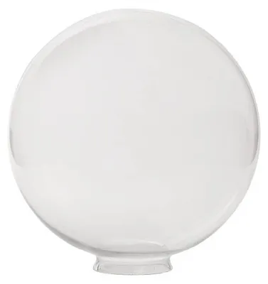 Produktbild von Kugelglas Lampenglas klar, transparent Ø 250mm Ersatzglas mit Kragen Lampenschirm