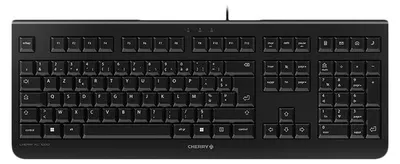 Produktbild von CHERRY KC 1000, Volle Größe (100%), Kabelgebunden, USB, AZERTY, Schwarz