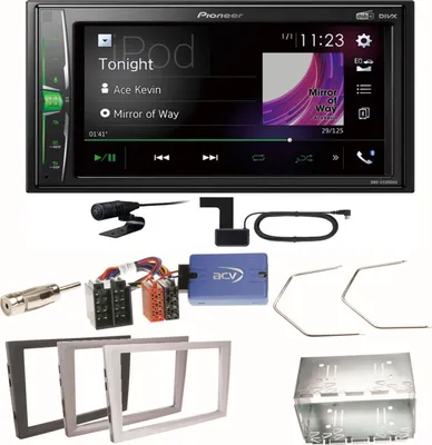 Produktbild von Pioneer DMH-A3300DAB Bluetooth Einbauset für Opel Omega B Meriva A Agila Vivaro