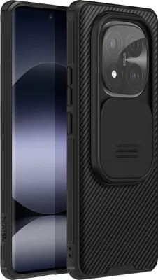 Produktbild von Nillkin, Hülle für Xiaomi Redmi Note 14 Pro und 14 Pro Plus Stoßfest, Schwarz