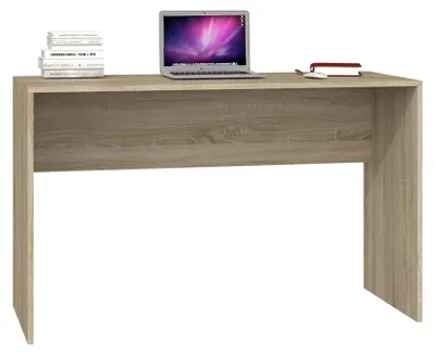 Produktbild von Topeshop BIURKO PLUS SONOMA, Gerade, Rechteckige Form, Partikelbord, Gaming, Homeoffice, Büro, Laminat, Matt