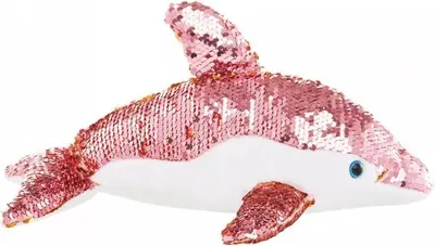 Produktbild von Smily Play Pluszowy delfin dla dzieci z cekinami 17 cm