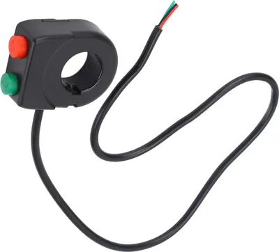 Obrázek produktu pro 12V houkačka Head Light Black On Off Button Handlebar Switch pro motocykl Scooter