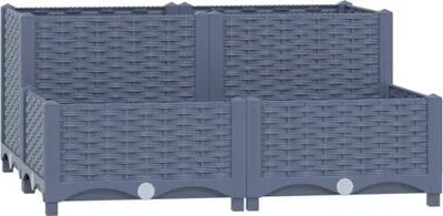 Produktbild von vidaXL Hochbeet 80x80x38 cm Polypropylen