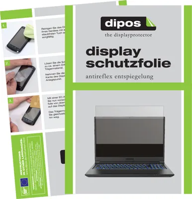 Produktbild von 1x Schutzfolie für Medion Erazer Crawler E10 matt Displayschutzfolie Folie Display Schutz dipos