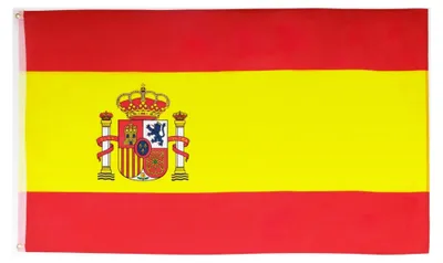 Produktbild von Spanische Flagge - 90x60 cm - Fahne mit Mastscheide - Polyester