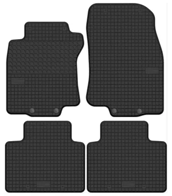Produktbild von Gummi-Fußmatten für Renault Koleos II 2017-2021 (SUV) – 4-tlg, Schwarz, passgenau – Wielganizator SolidTread