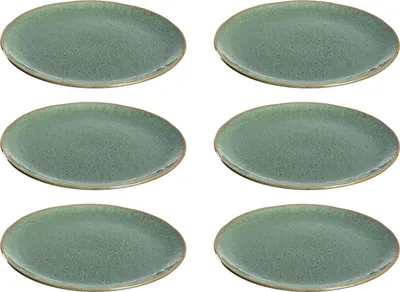 Obrázek produktu pro Keramický talíř Leonardo MATERA 27 cm zelený sada 6 kusů