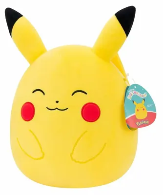 Immagine prodotto di Peluche Pokémon Squishmallows Happy Pikachu (25 cm)