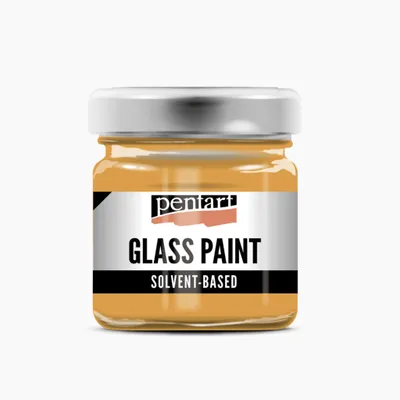 Produktbild von PENTART Glasmalfarbe lösemittelhaltig, 30 ml, Orange