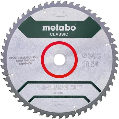 Produktbild von Metabo 628064000 Kreissägeblatt HW/CT 305 x 30 56 WZ 5 Grad neg
