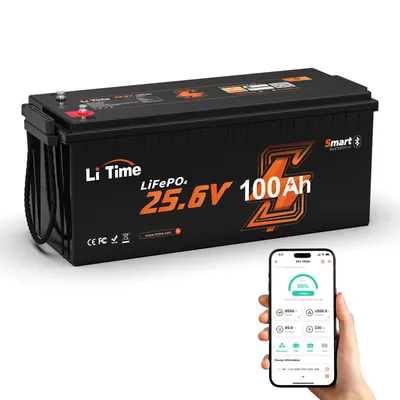 Imagen del producto de Batería LiFePO4 de 24V y 100Ah con Bluetooth para el sistema solar de un barco