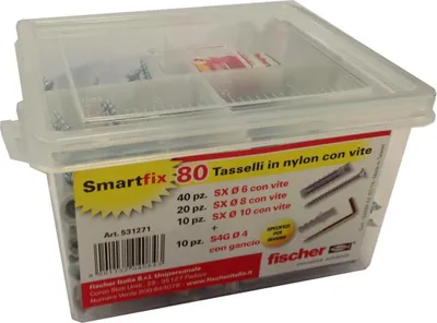Image de Fischer Smartfix 80 pièce(s) Chevilles