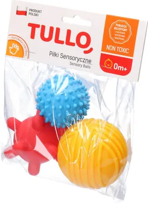 Immagine prodotto di TULLO Palline sensoriali per bambini 3 pz 453 74538