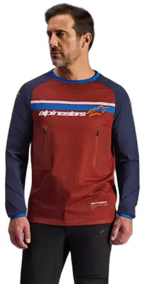 Imagen del producto de Camiseta de manga larga Alpinestars Maxdura, color rojo, talla XL, para hombre