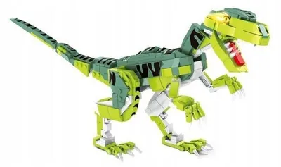 Produktbild von WOMA C0446 Velociraptor Klemmbaustein Dino 533 Teile ab 6 J.