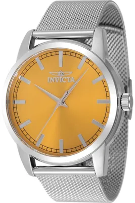 Immagine prodotto di Invicta Celestial 48506 Orologio da Uomo - Movimento al Quarzo - Acciaio Inossidabile con Quadrante Giallo - 43 mm