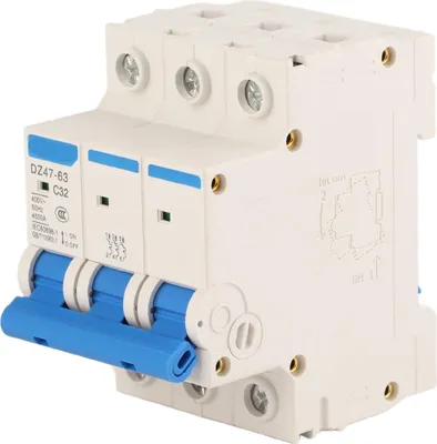 Produktbild von DZ47?63 3P 32A 400V Fehlerstromschutzschalter