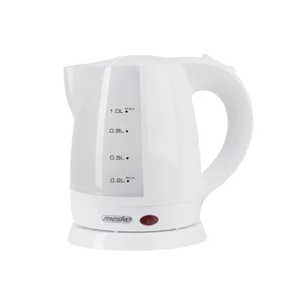 Produktbild von Mesko MS 1276 Wasserkocher 1 L mit Anti-Kalk-Filter - 1600 W, Weiß