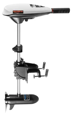 Immagine prodotto di Motore elettrico per traino – 12V, 660W, motore fuoribordo – 5 marce avanti / 2 marce indietro – Capacità di carico: 600 kg – Adatto per imbarcazioni da 2 a 4 metri – Albero regolabile – Elica a 3 pale – Colore: nero/bianco