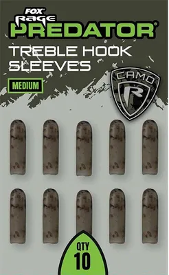 Zdjęcie produktu dla FOX Rage Predator Camo Treble Hook Sleeves Medium