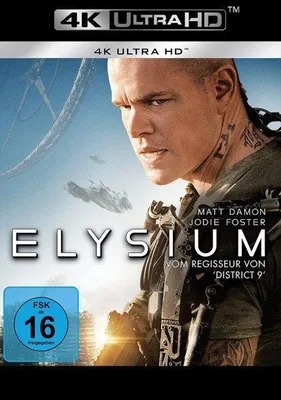Produktbild von PLAION Elysium (4K-UHD), Film, Blu-ray, Deutsch, Englisch, Französisch, Spanisch, Tschechisch, 109 min, Elysium, Abenteuer