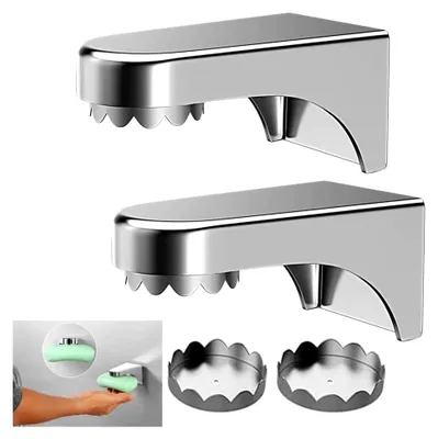 Produktbild von 2er Set Magnetische Seifenhalter aus ABS für Bad und Küche