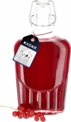 Zdjęcie produktu dla KADAX Butelka z Korkiem Na Wino Nalewki Bimbrer 500ml