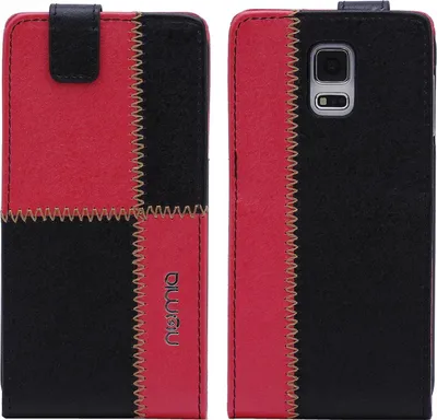 A product shot of a phone case, shown from the front and side.