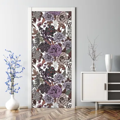 Produktbild von Dekorative Türposter Klebefolie selbstklebend Wandaufkleber Mysteriengarten 85 x 200 cm